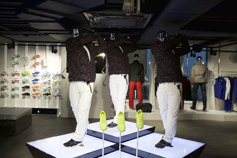 Japanese brand Descente has been around since 1935 but this is its first foray into the UK